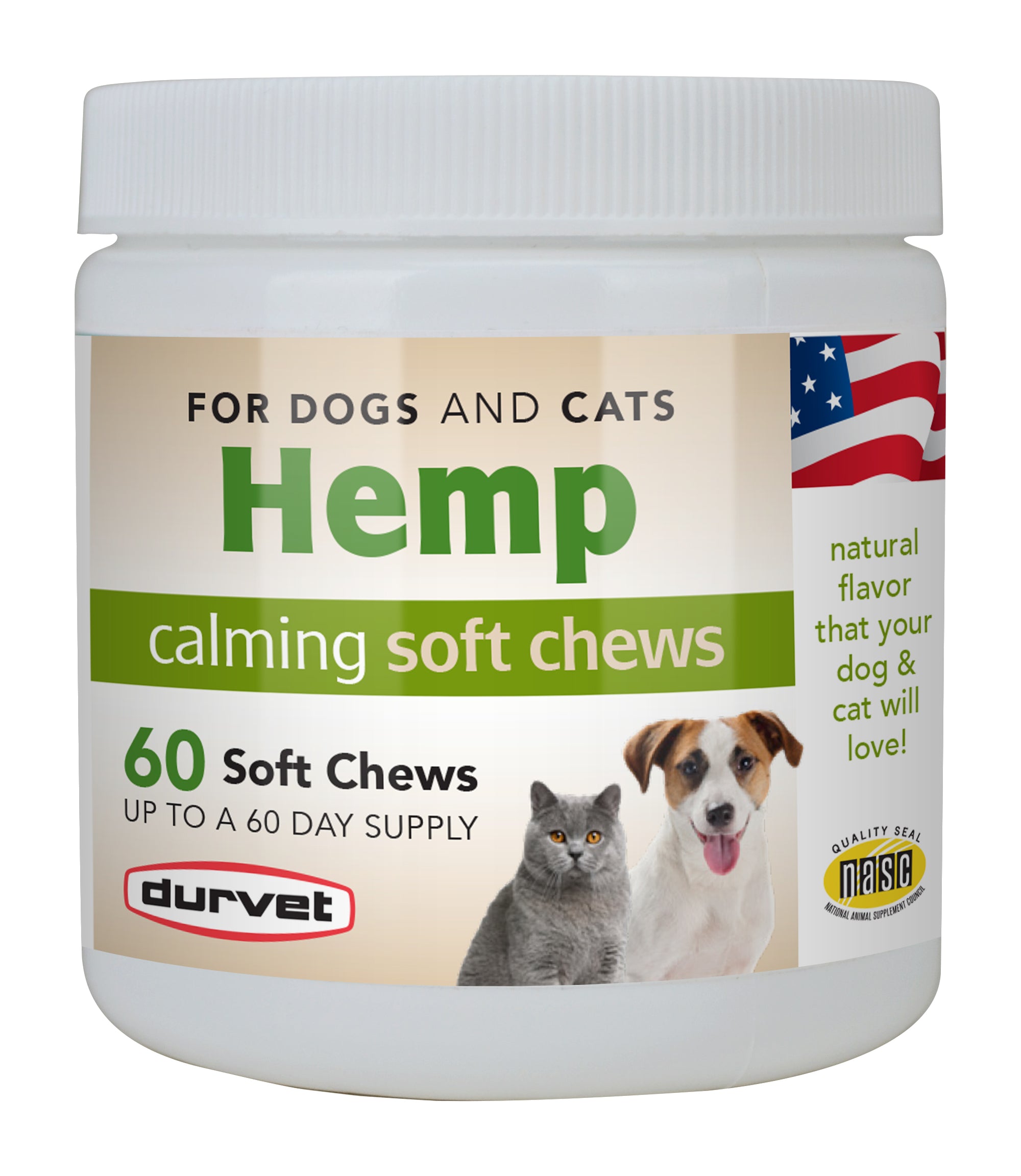 dog and cat hemp calming anxiety soft chews