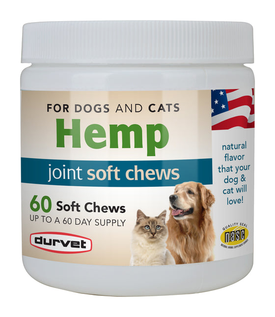 cat and dog hemp joint support soft chews