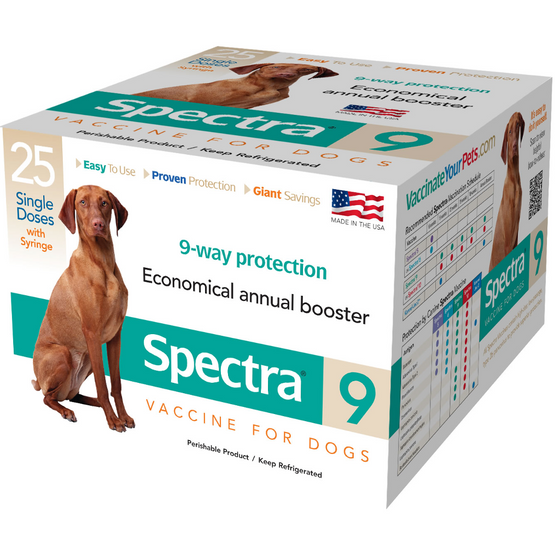 canine spectra 9 way protection annual booster