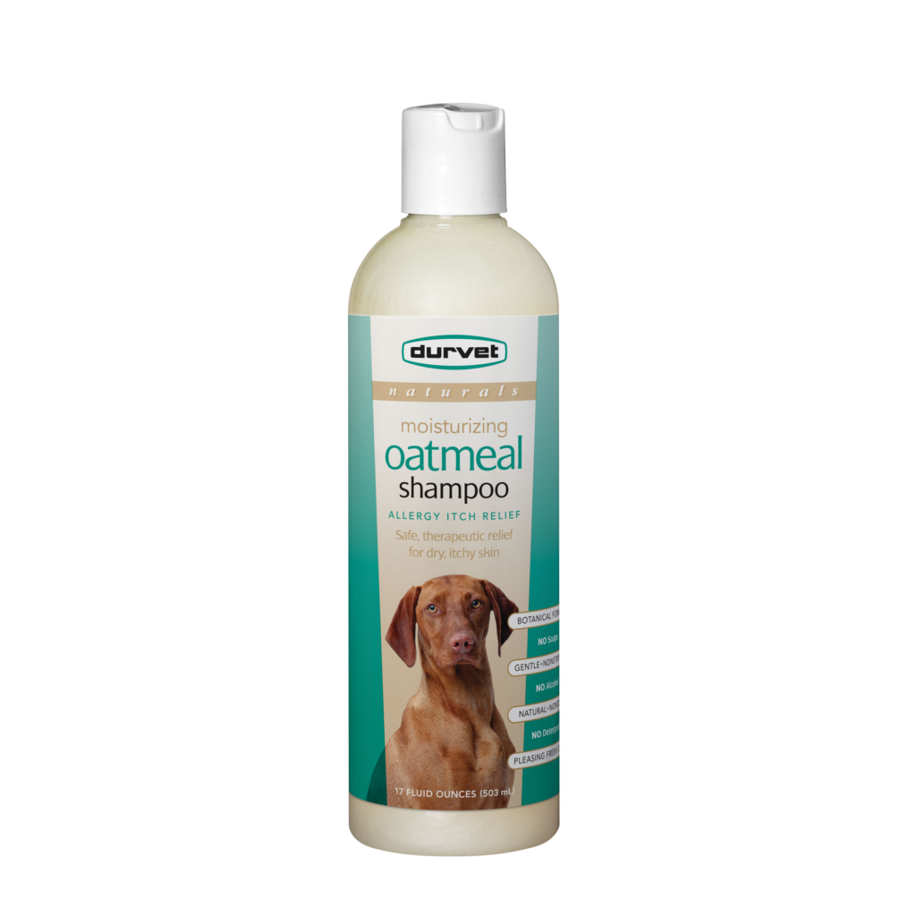 natural oatmeal shampoo dog allergy relief